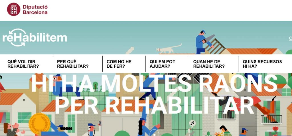 Rehabilitem: portal para impulsar la reforma y rehabilitación en Barcelona