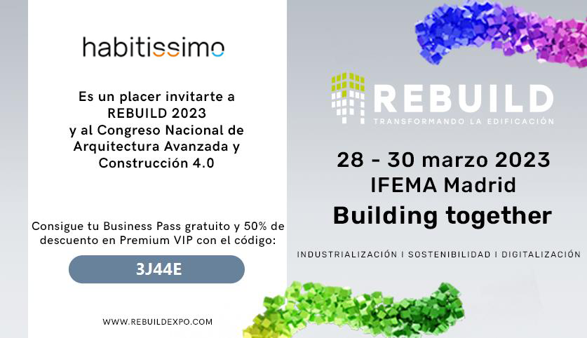 Te invitamos al mayor encuentro del sector de la edificación, REBUILD 2023